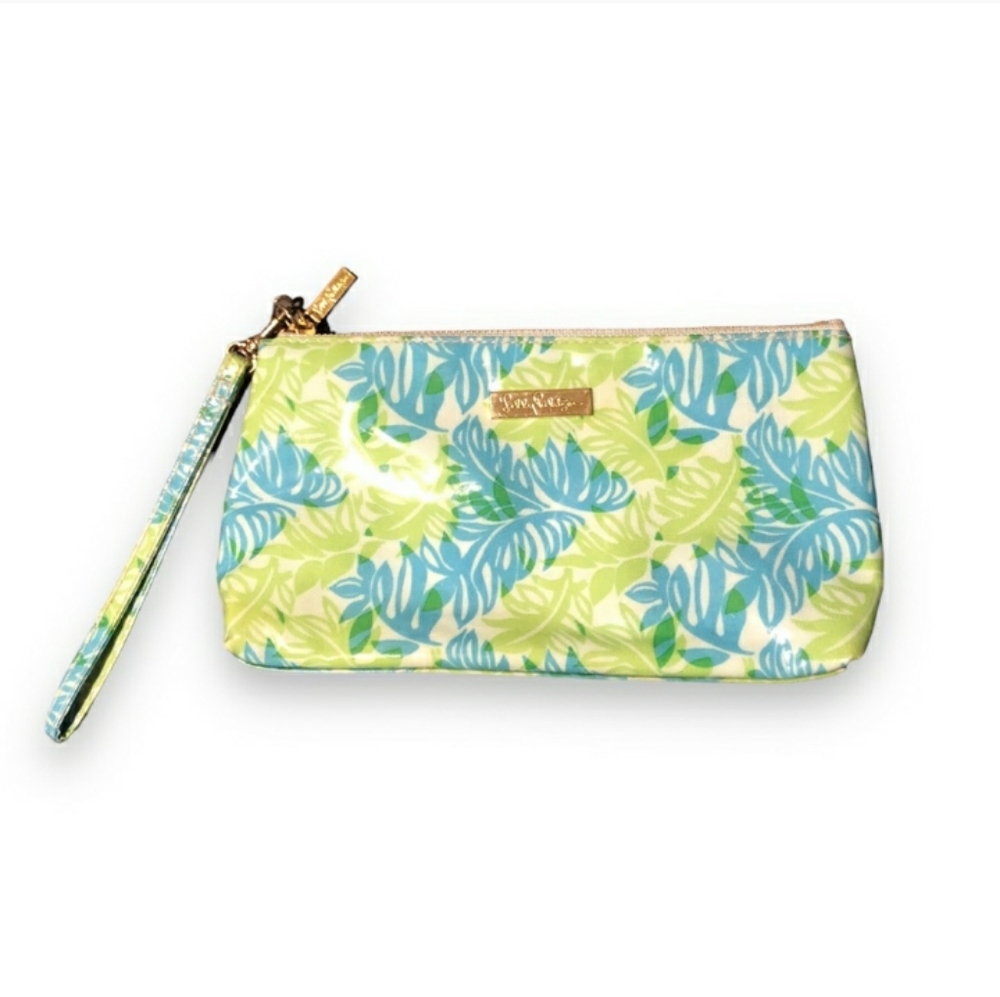 LILLY PULITZER Palm Frond Print Wristlet